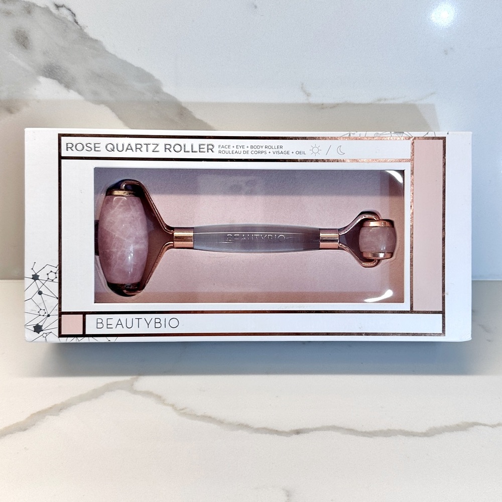 Beautybio rose quartz roller New